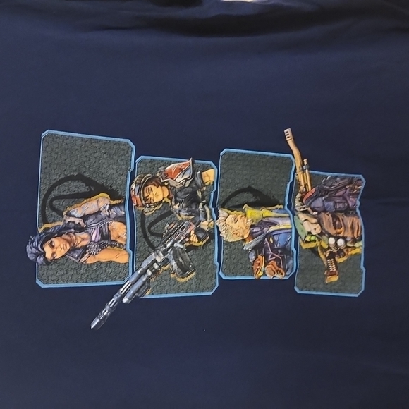 BLUE BORDERSLANDS 3 T-SHIRT - Picture 2 of 4